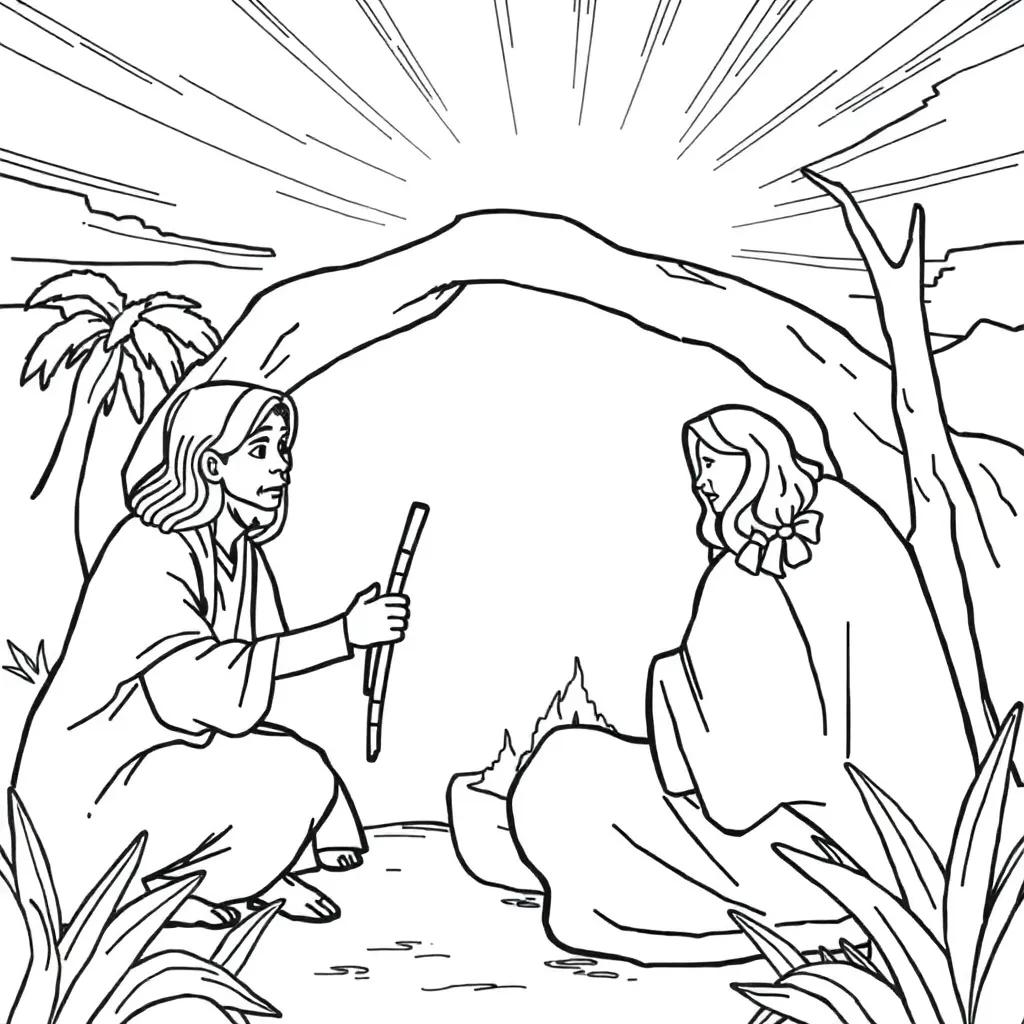 Coloring Pages Bible Stories