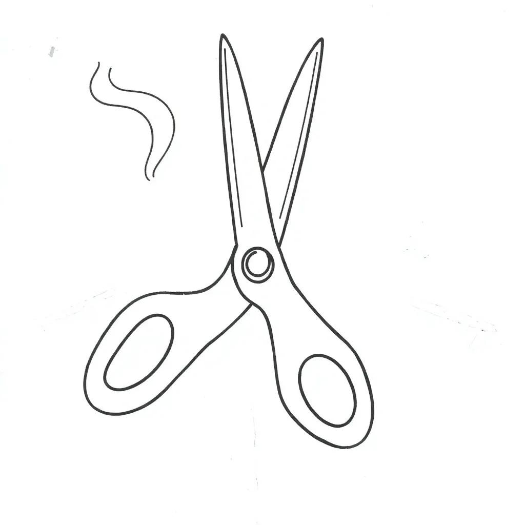 Coloring Pages Of Scissors