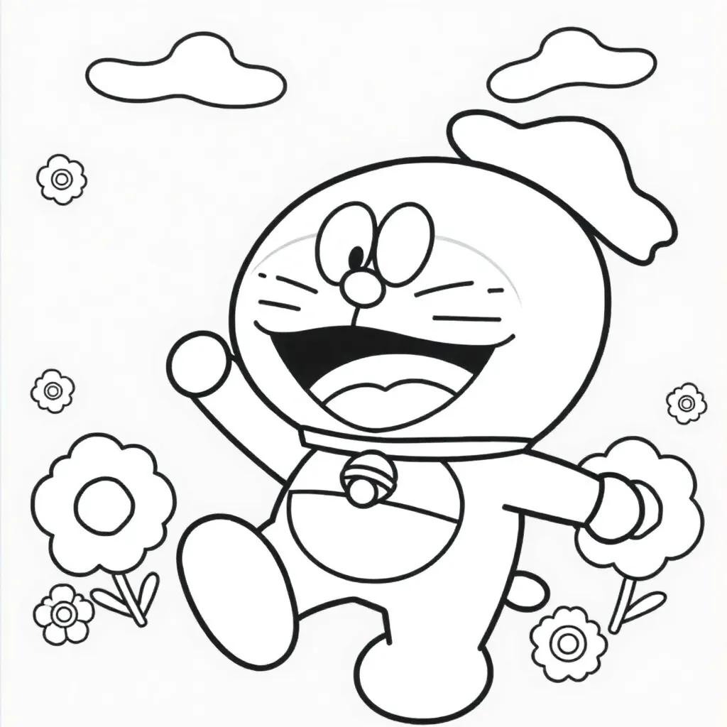 Coloring Pages Of Doraemon
