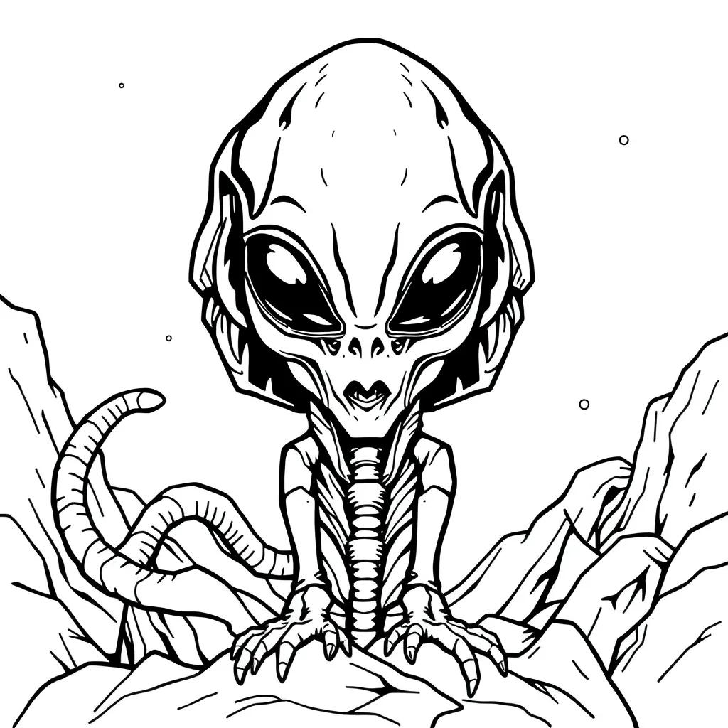 Coloring Pages Of Aliens