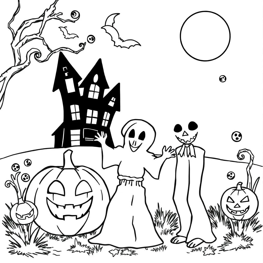 Coloring Page For Halloween