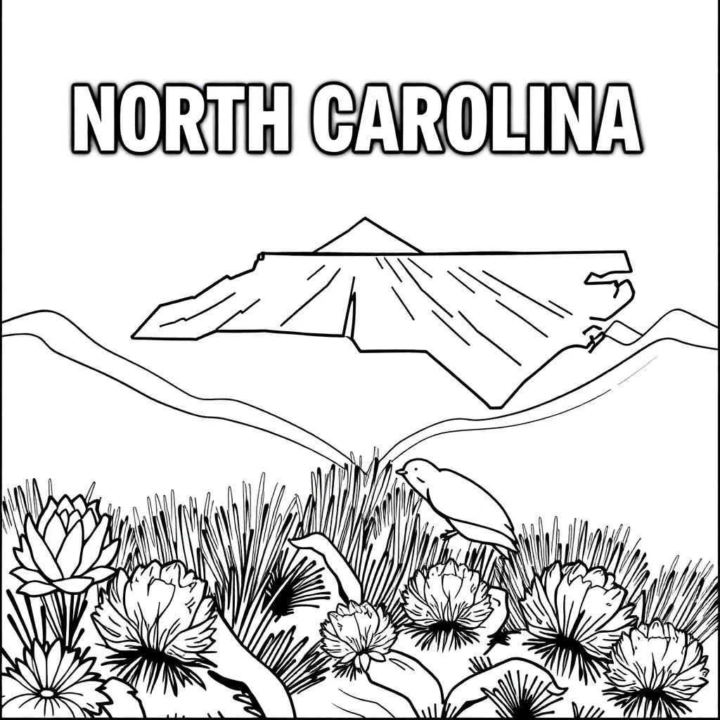Coloring Pages North Carolina