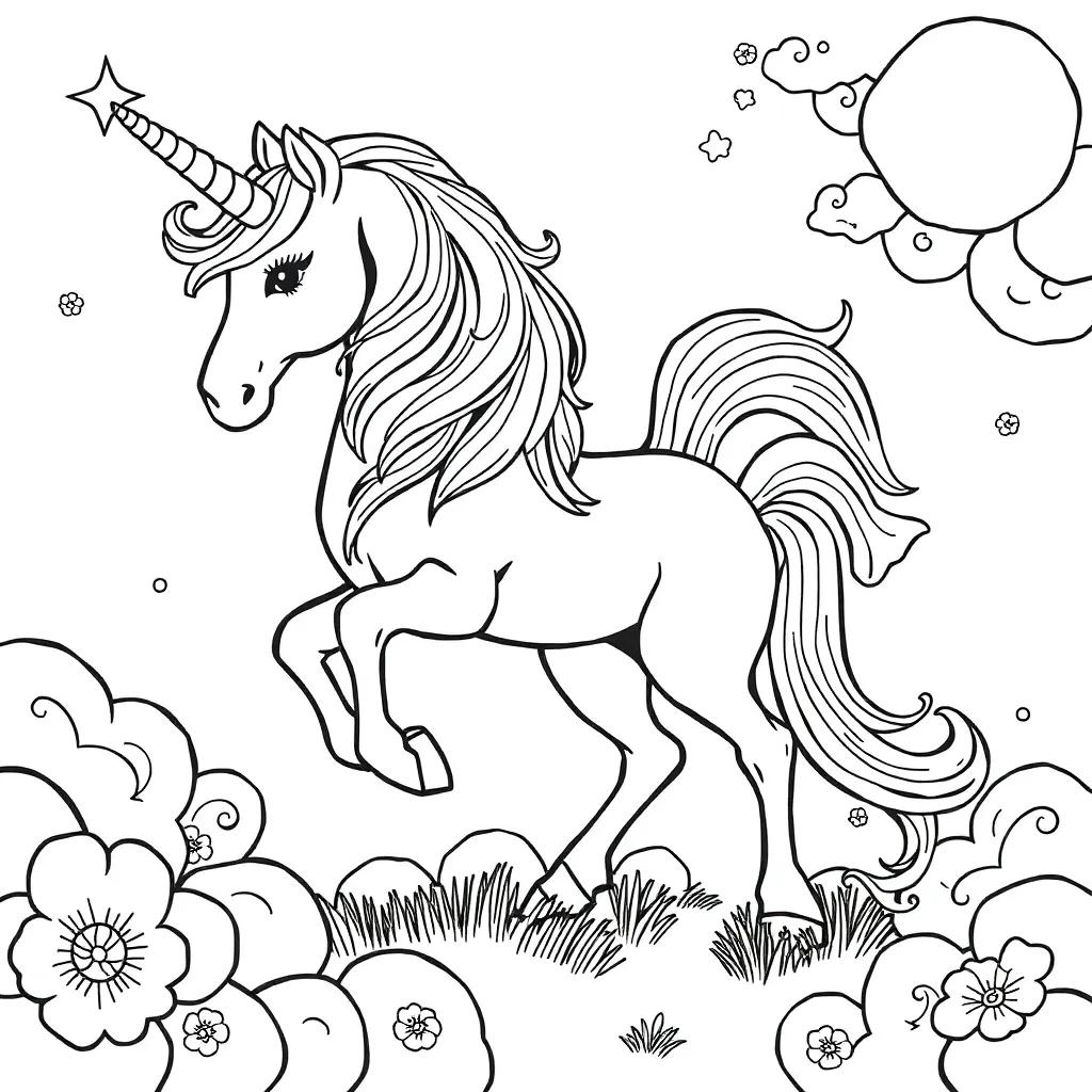 Coloring Pages Of Unicorns To Print Coloring Pages Of Unicorns To Print