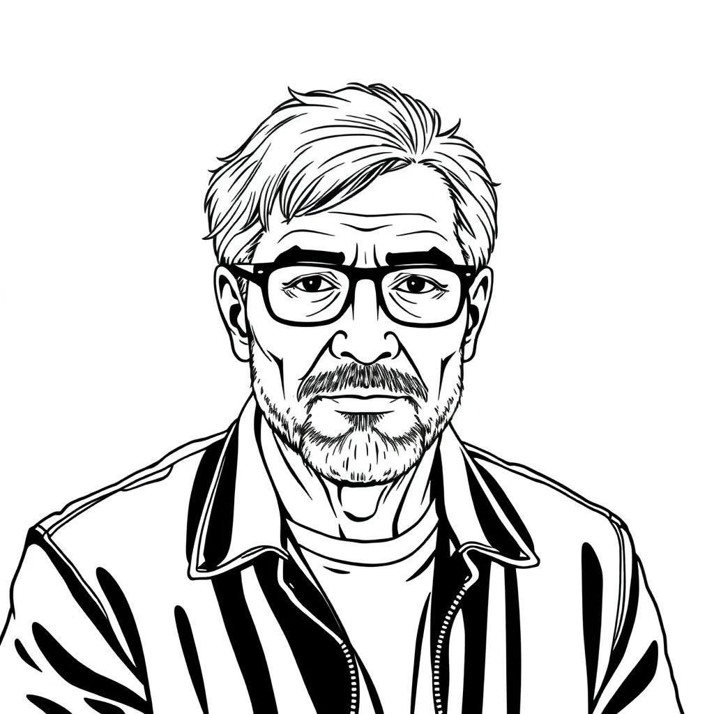 Coloring Page Of A Person