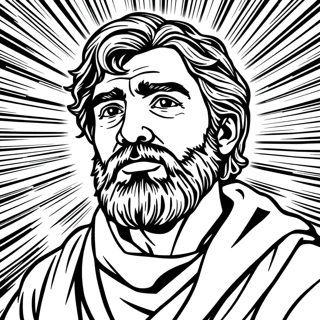Coloring Page Of Paul