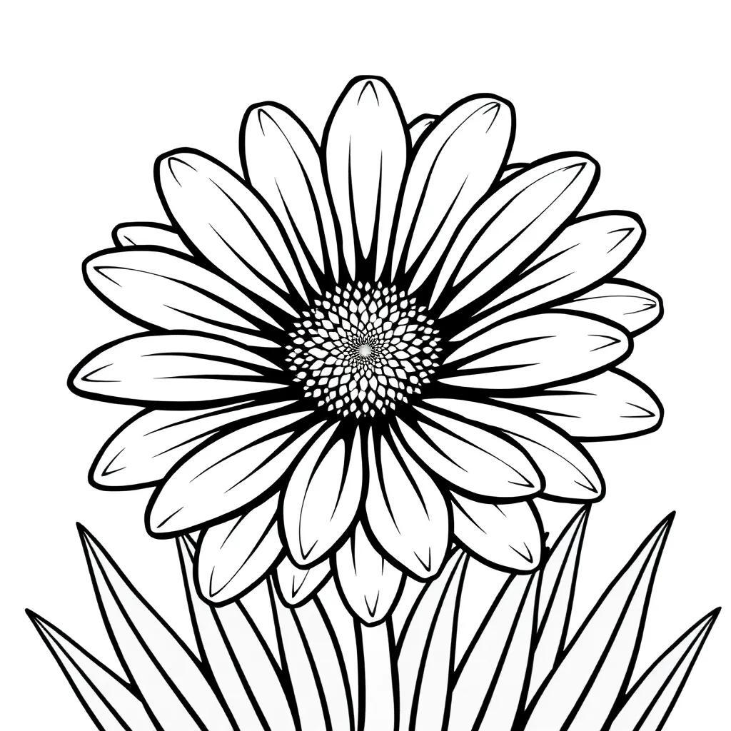 Coloring Pages Of Daisy Flower