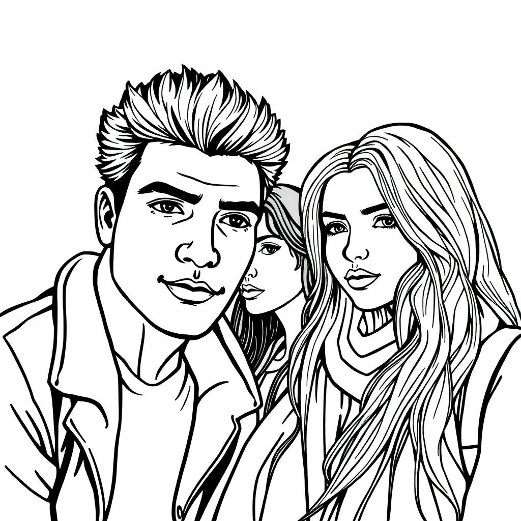 Coloring Pages Realistic People
