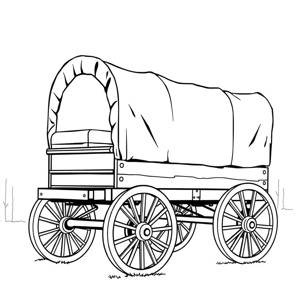 Coloring Pages Of Wagons