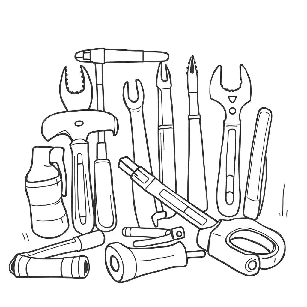 Coloring Pages For Tools