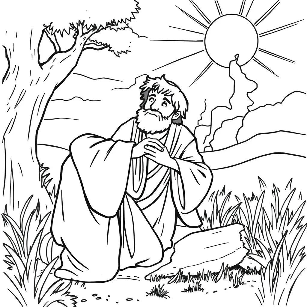 Coloring Page Prodigal Son