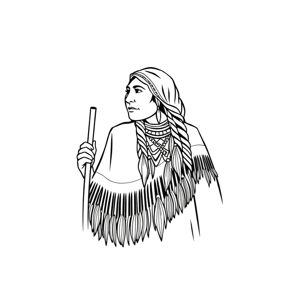 Coloring Pages Of Sacagawea