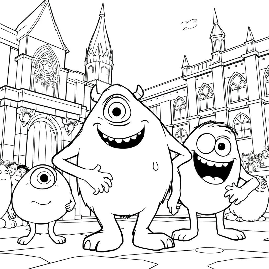 Coloring Pages Of Monsters University
