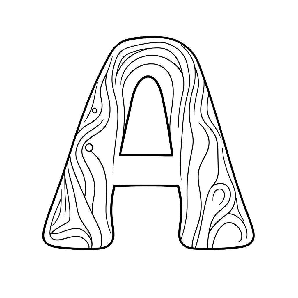 Coloring Pages For Letter A