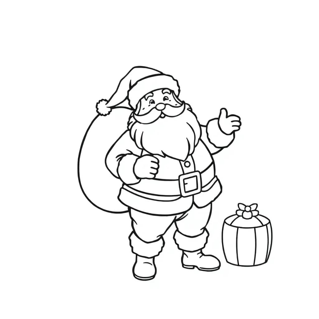 Coloring Pages Santa Claus