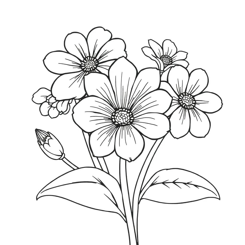 Coloring Pages For Flowers