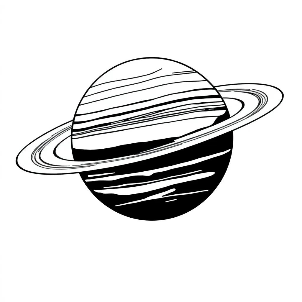 Coloring Pages Of Saturn