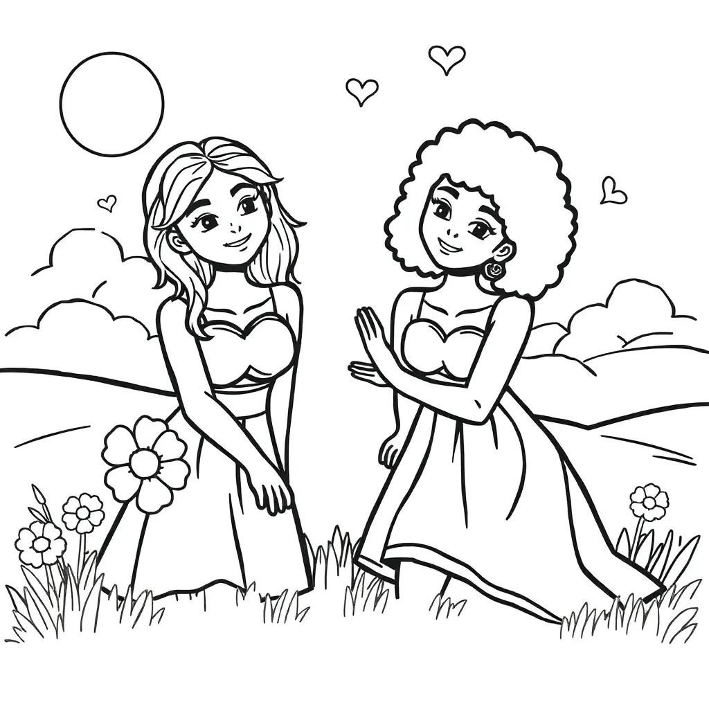 Coloring Pages For Sisters