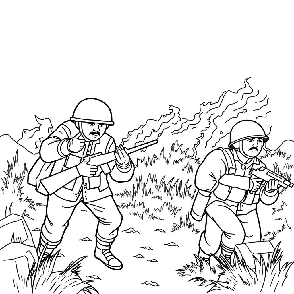 Coloring Pages World War 2