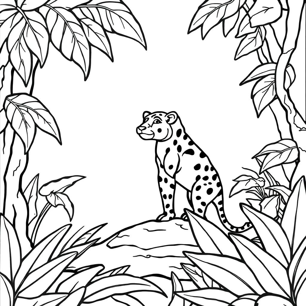 Coloring Pages Of Jungle