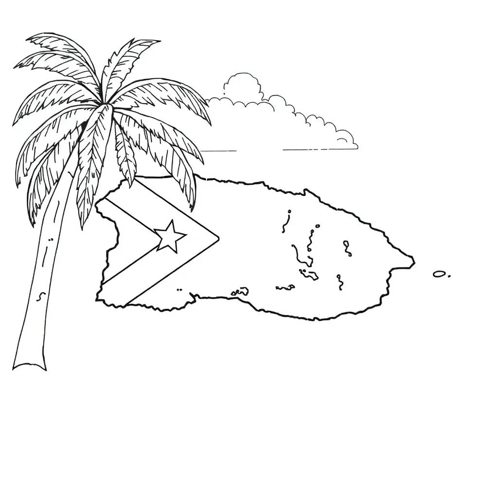 Coloring Pages Of Puerto Rico