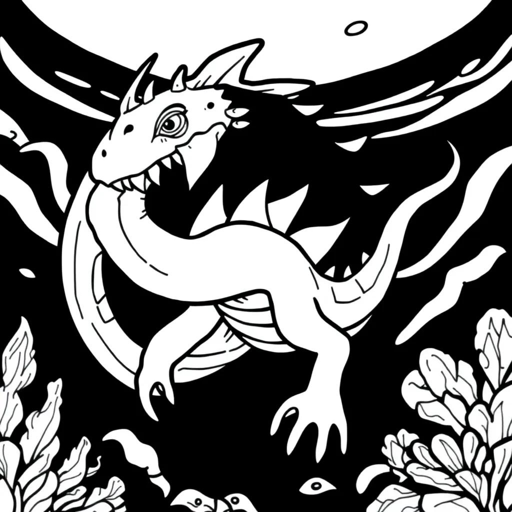 Coloring Pages Of Sea Monsters Coloring Pages Of Sea Monsters