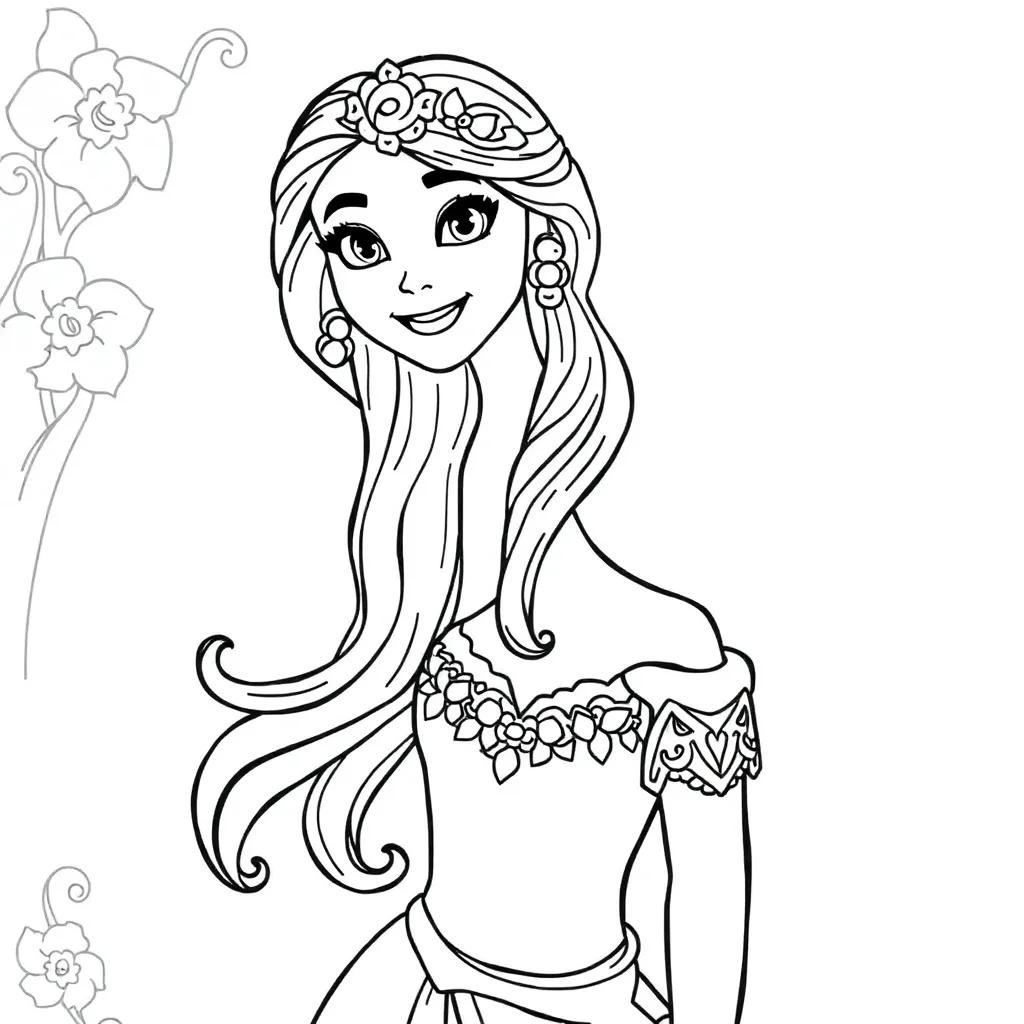 Coloring Pages Of Elena Of Avalor