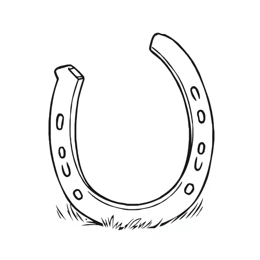Coloring Pages Of Horseshoes