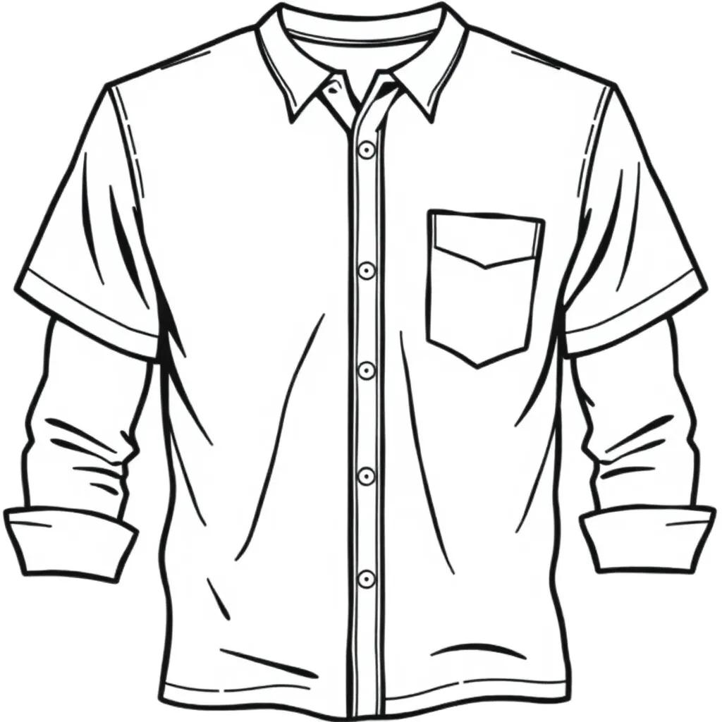 Coloring Pages Of Shirts