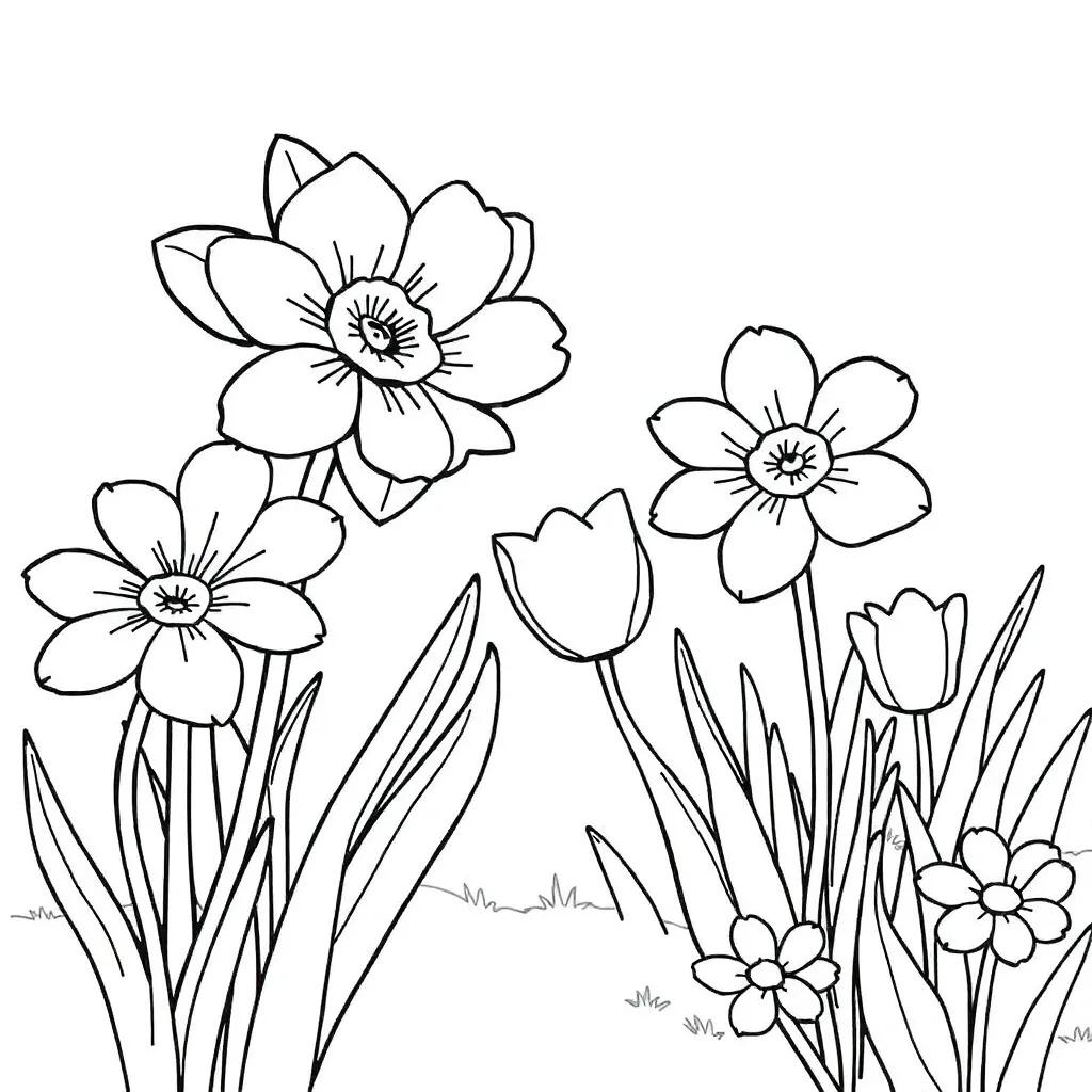 Coloring Pages Printable Spring