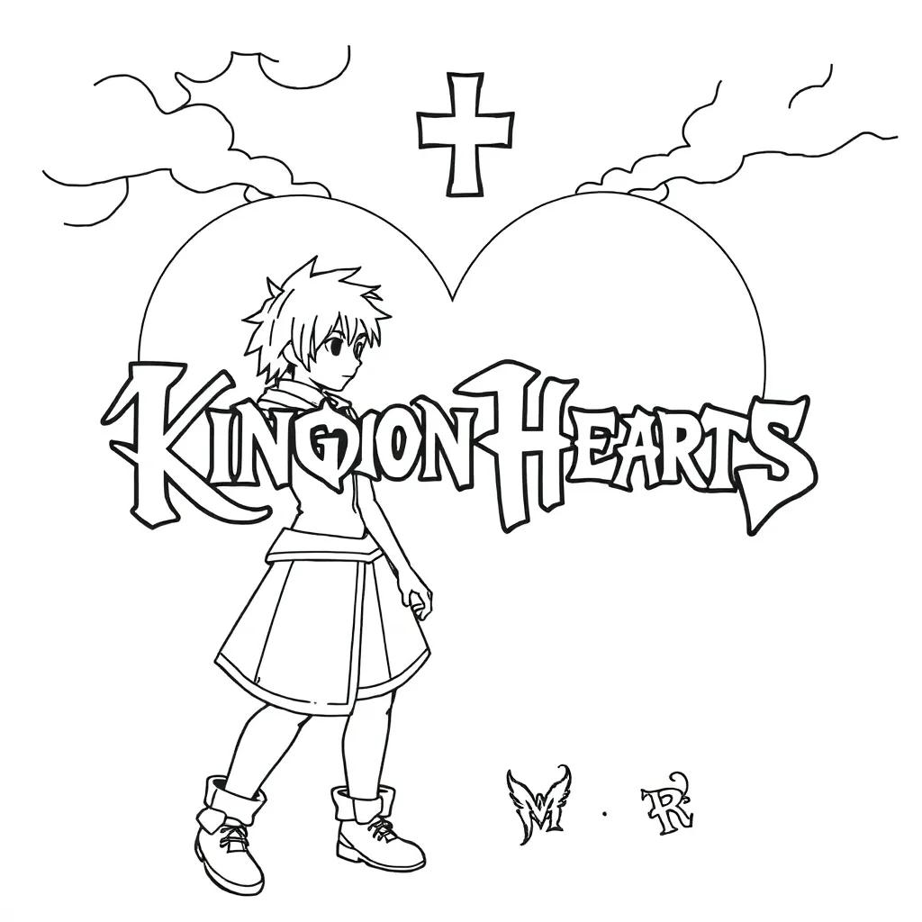 Coloring Pages Kingdom Hearts