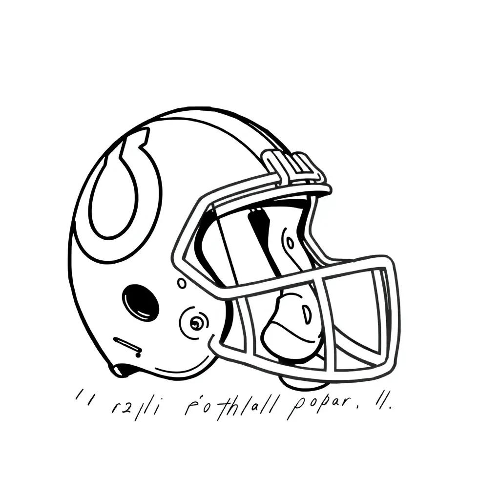 Colts Football Coloring Pages