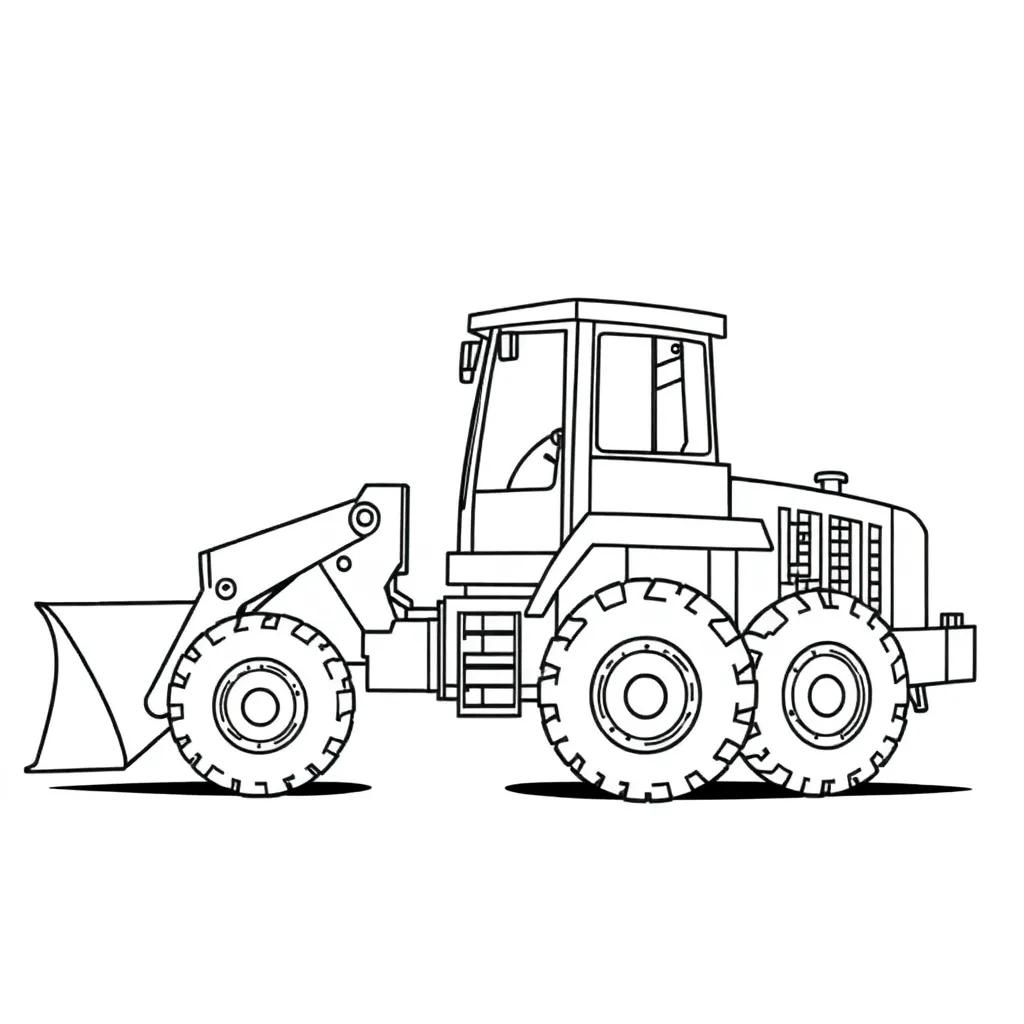 Construction Vehicle Coloring Pages