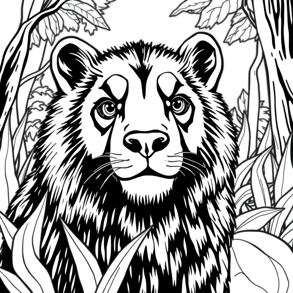 Cool Animal Coloring Pages