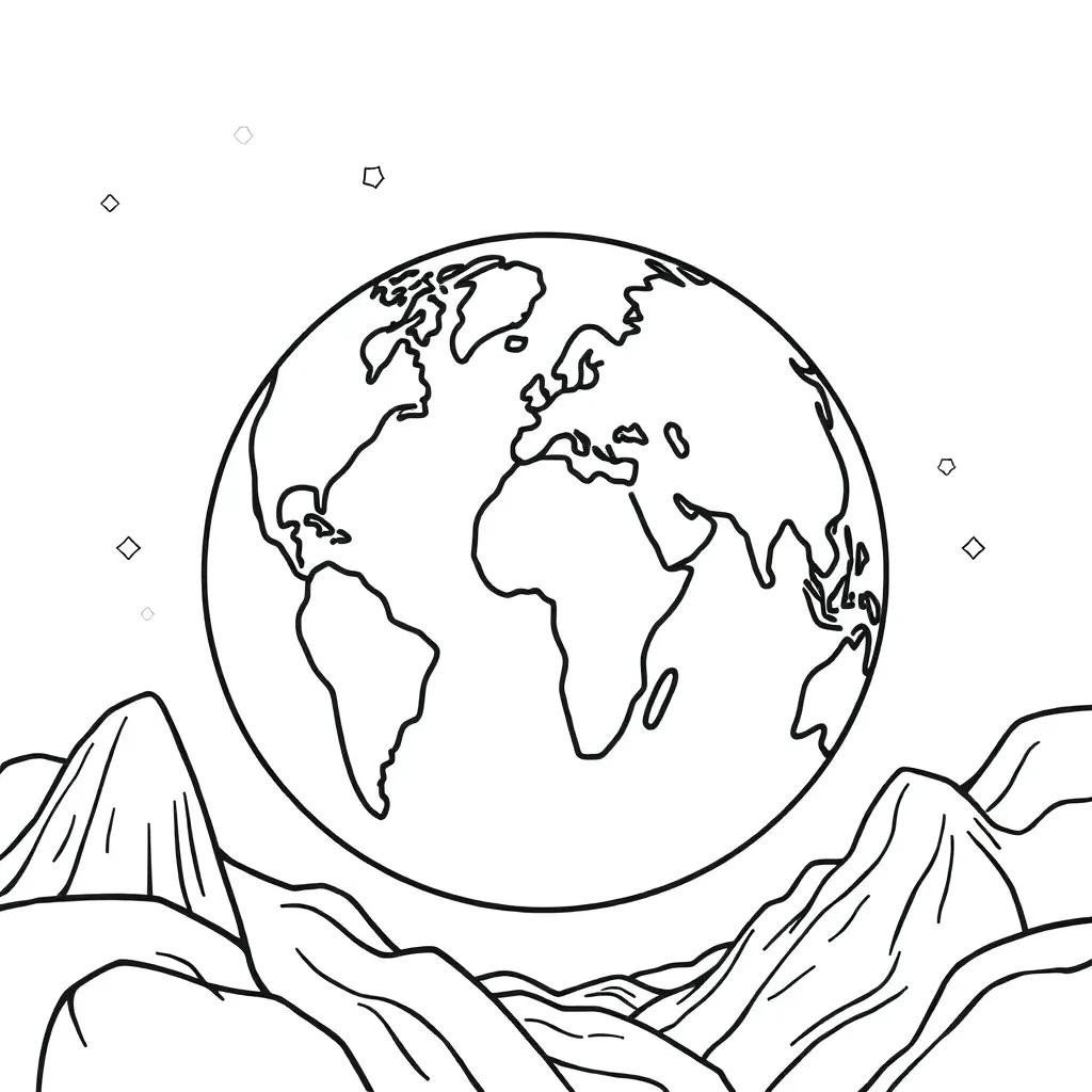 Creation Of The World Coloring Pages
