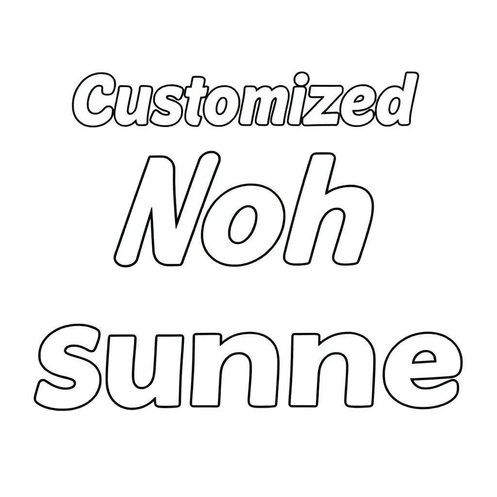 Customized Name Coloring Pages