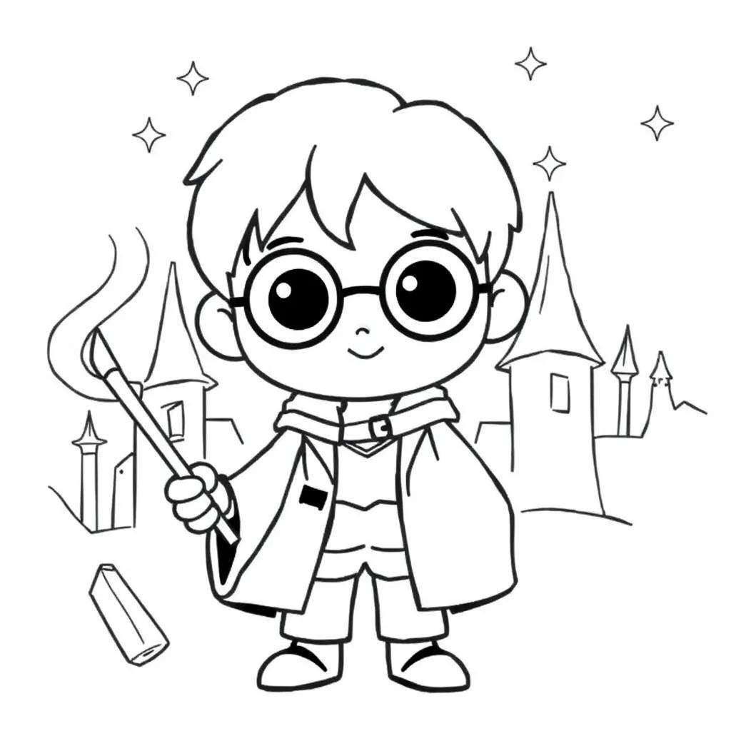 Cute Harry Potter Coloring Pages Printable