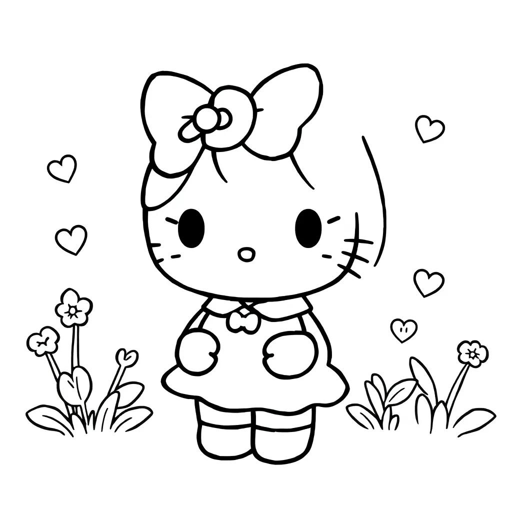Cute Sanrio Characters Coloring Pages