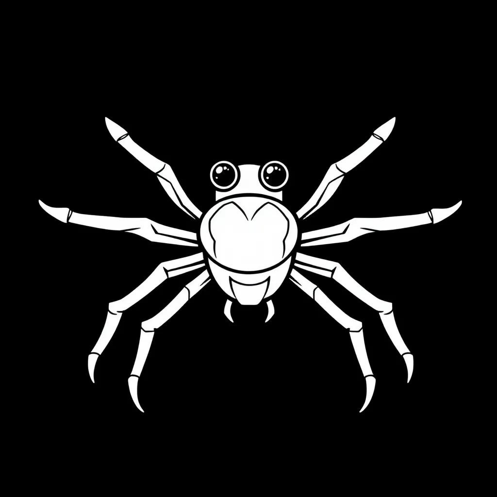 Cute Spider Coloring Pages