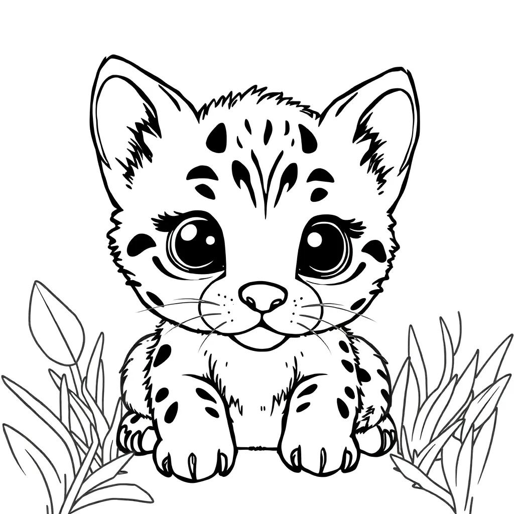 Cute Animal Color Pages