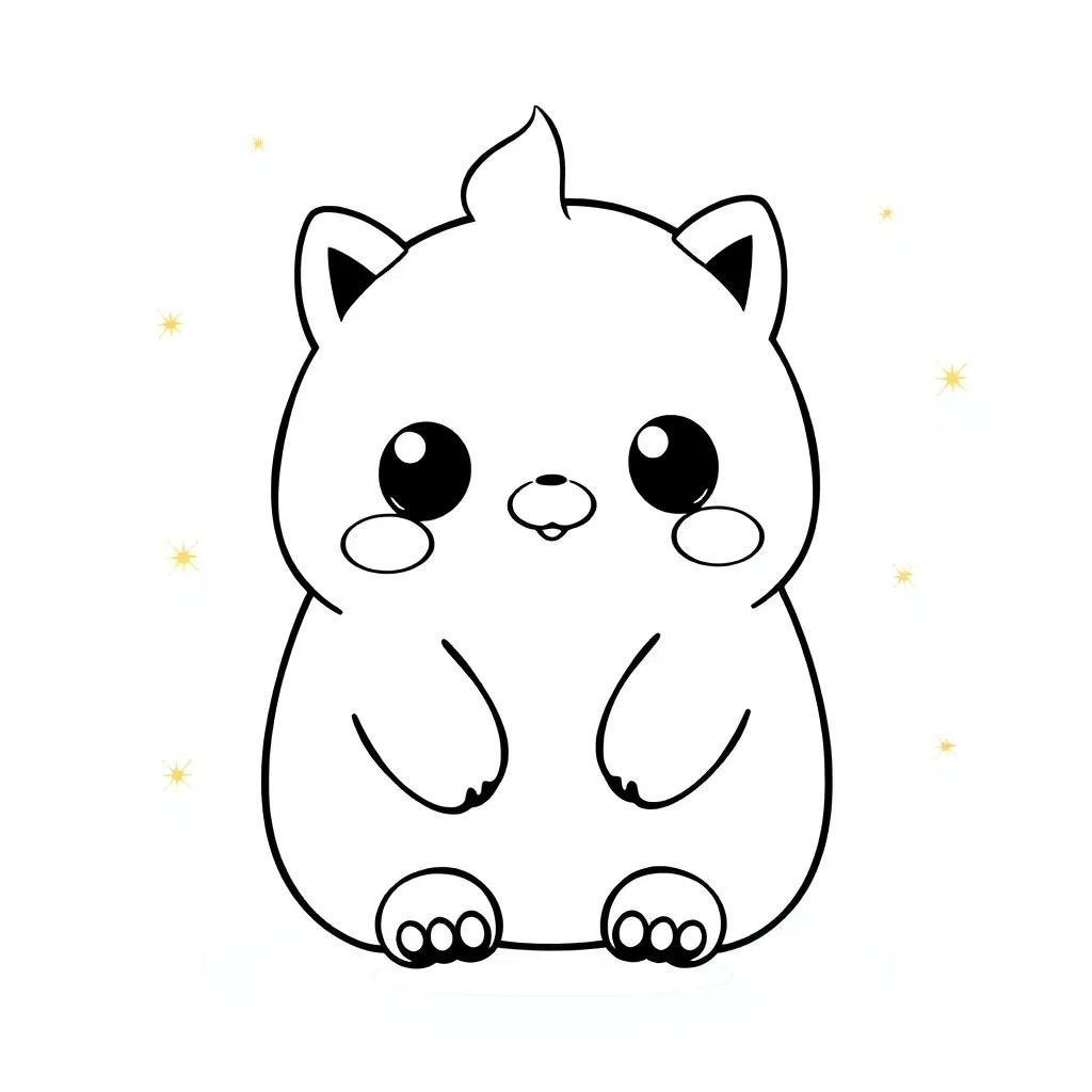 Cute Kawaii Coloring Pages Printable