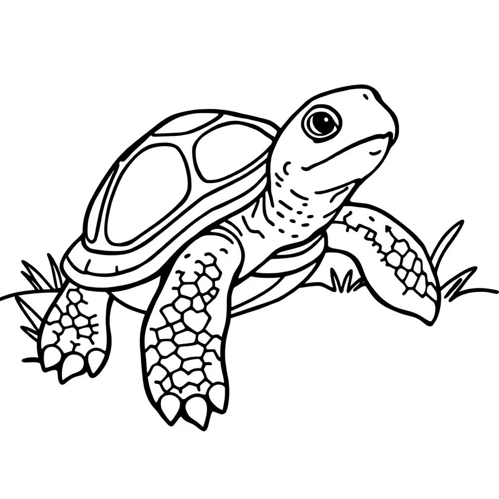 Cute Turtles Coloring Pages