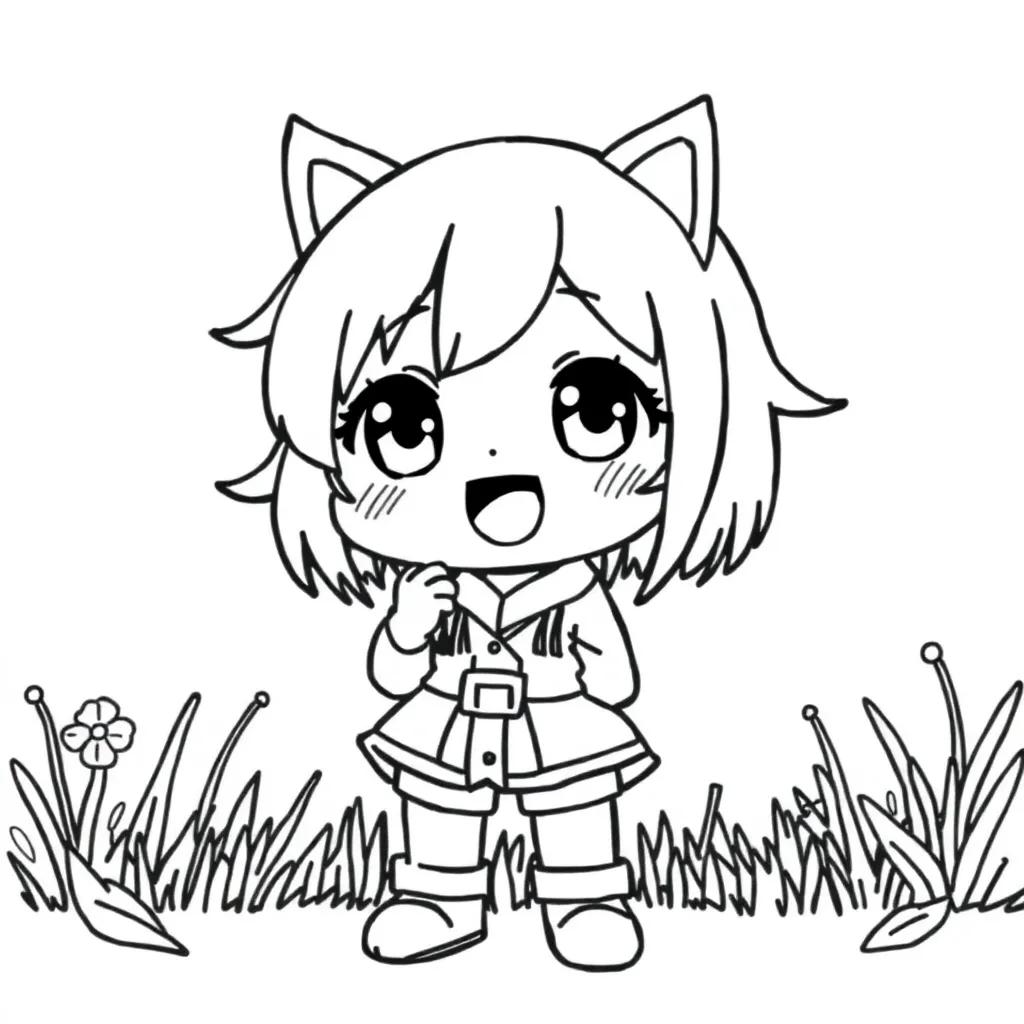 Cute Coloring Pages Anime