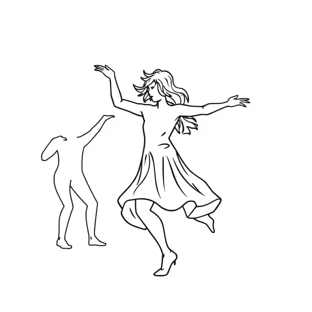 Dance Printable Coloring Pages