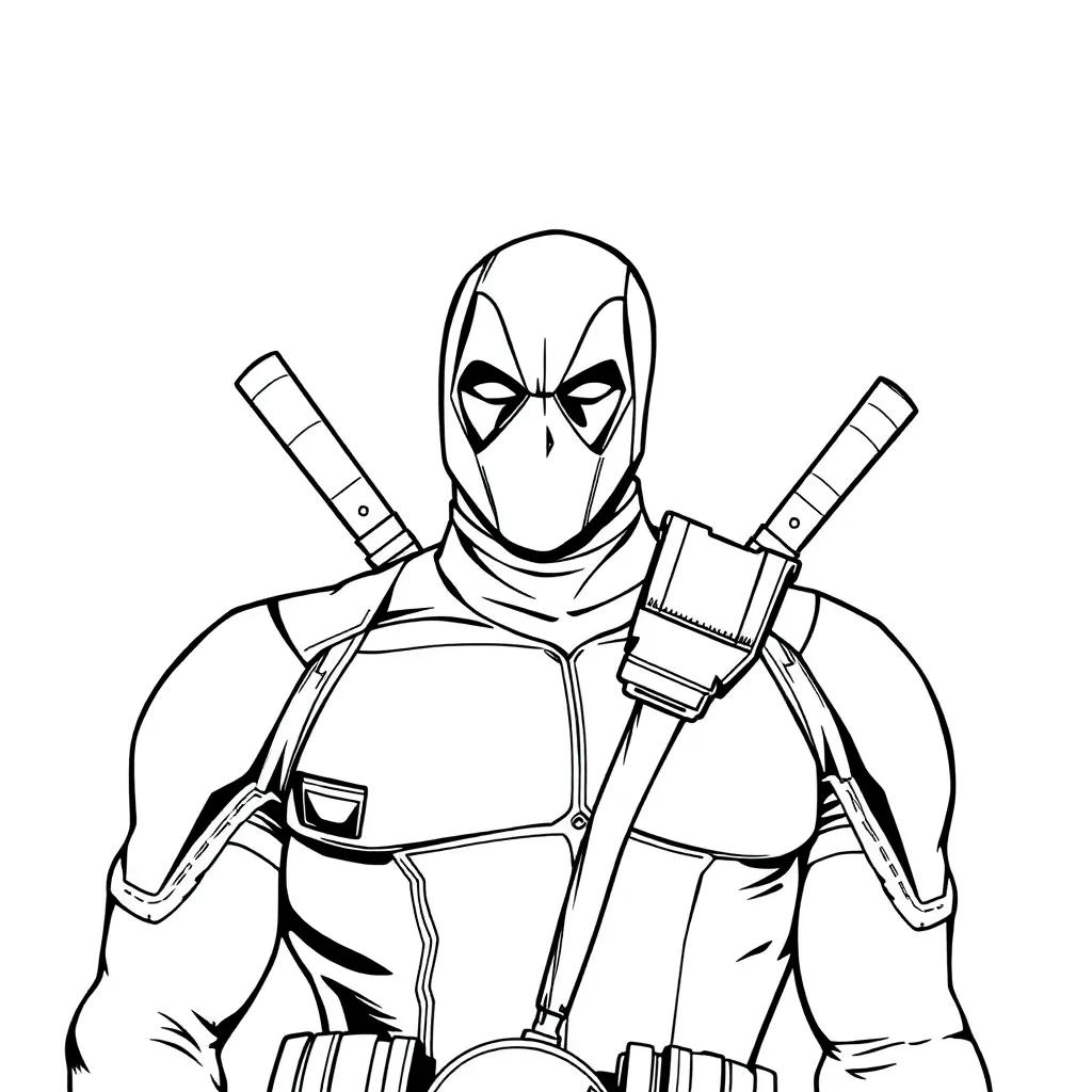 Deadpool Coloring Pages To Print