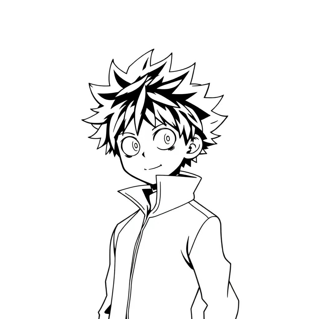 Deku My Hero Academia Coloring Pages
