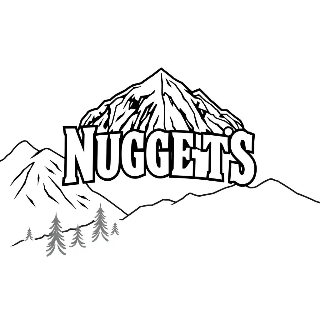 Denver Nuggets Coloring Pages