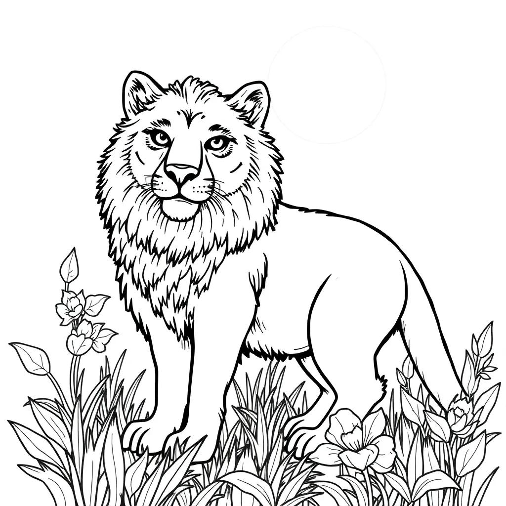 Detailed Coloring Pages Of Animals