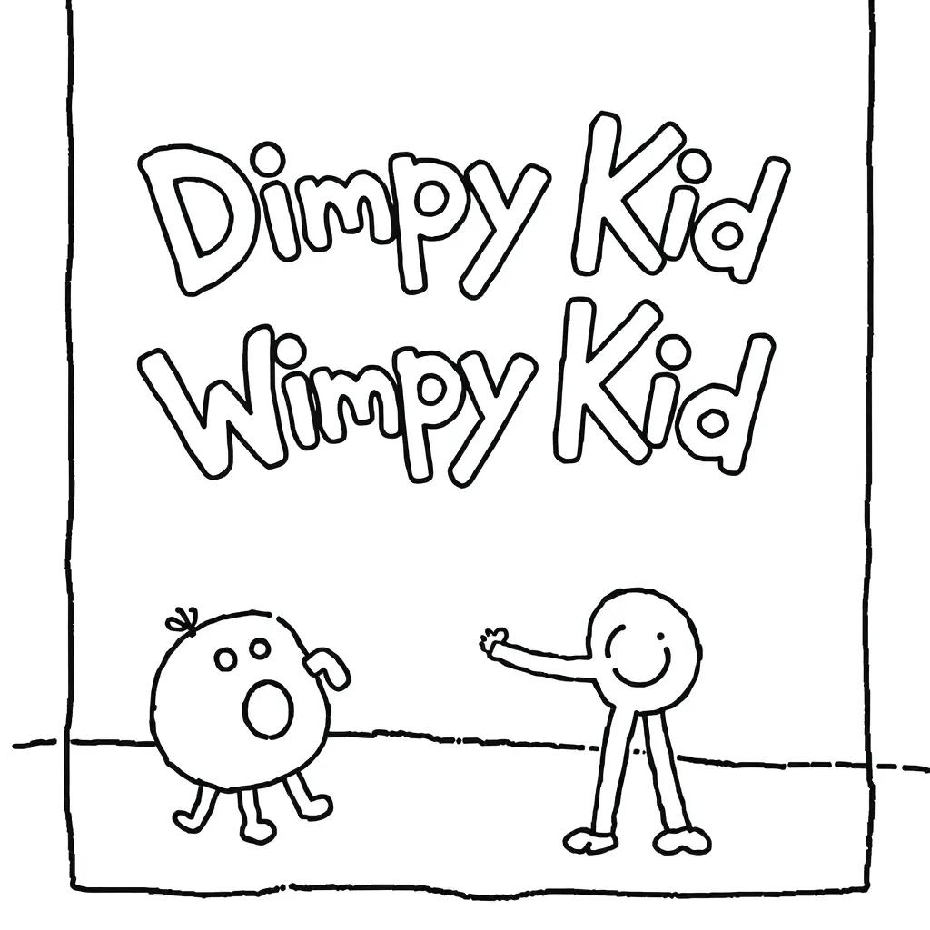 Diary Of A Wimpy Kid Coloring Pages