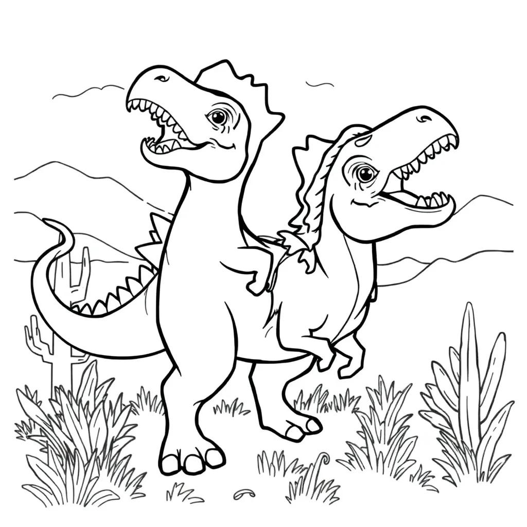 Dino Ranchers Coloring Pages