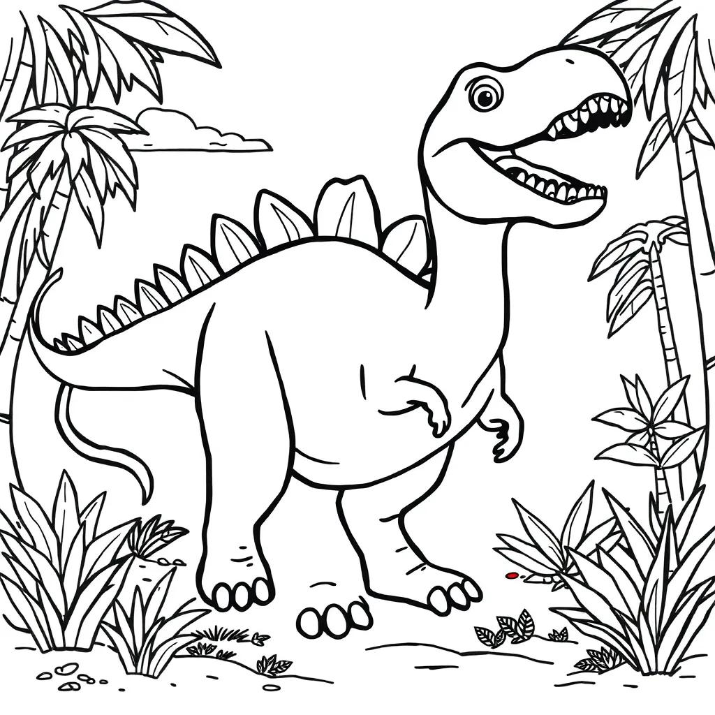 Dinosaur Coloring Pages Toddler